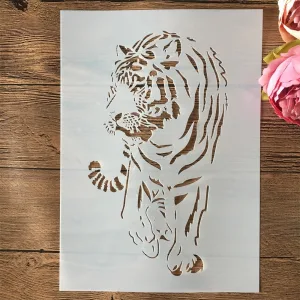 Pochoir Tigre Profil