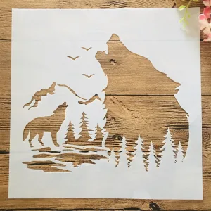 Pochoir Peinture Murale Loup