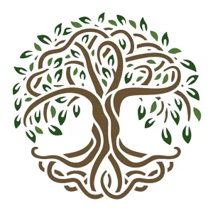 Pochoir Arbre De Vie Féminin - 30x30 Cm, Avec 1 Pinceau - Pour Peinture Murale, Meubles, DIY - Motif Créatif Femme-arbre