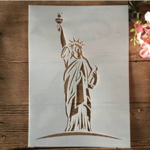 Pochoir Statue De La Liberté