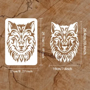 Pochoir Peinture Loup