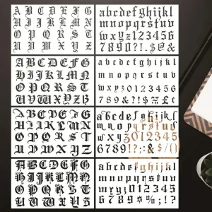 Pochoir Calligraphie