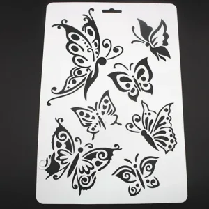 Pochoirs Papillon & Abeilles - 20 Modèles Réutilisables Pour DIY & Déco