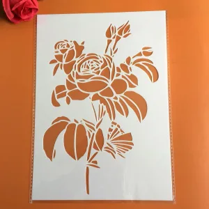 Pochoir Fleur Tige