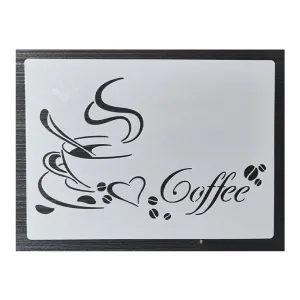 Pochoir Café Tasse